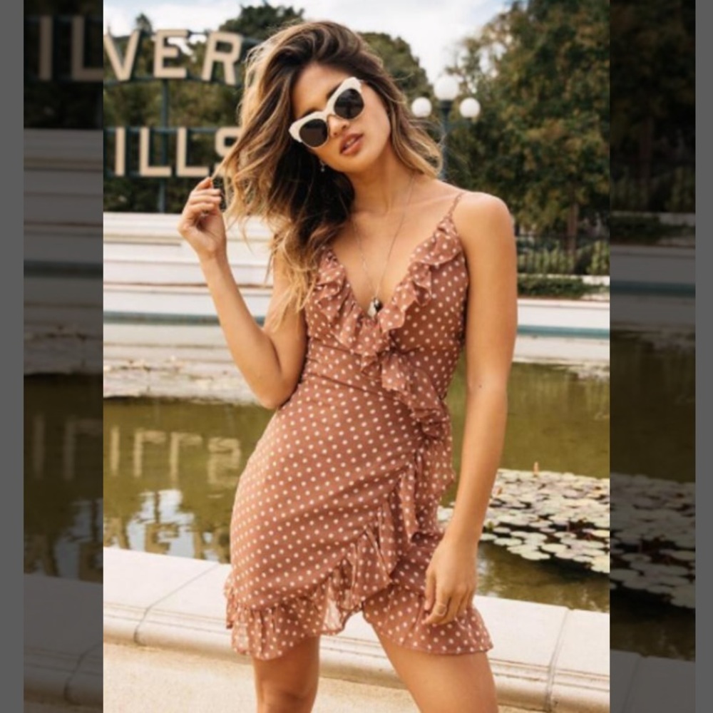 Lioness | Caliente Polka Dot Dress